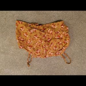 tie back crop top